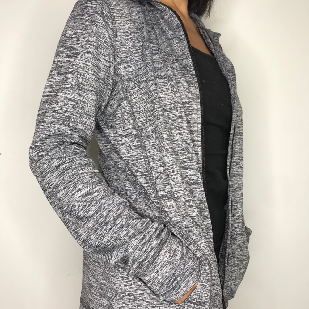 Black/white/grey track jacket